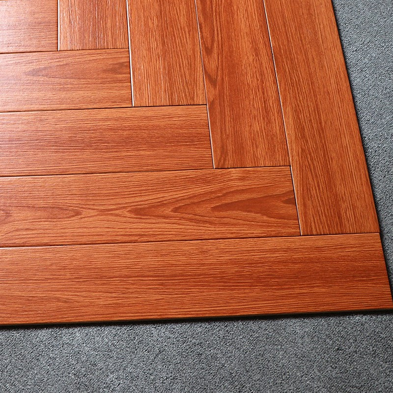 Wood Pattern Rectangle Floor Tile Straight Edge Indoor Floor Tile