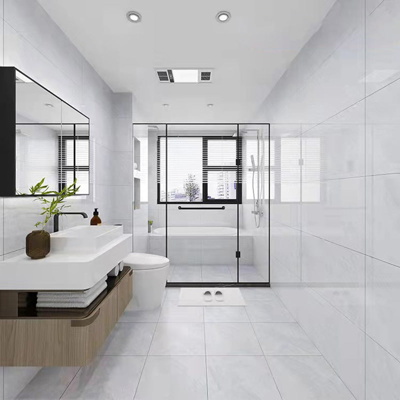 Bathroom Floor Wall Tile Marble Print Rectangle Indoor Wall Tile