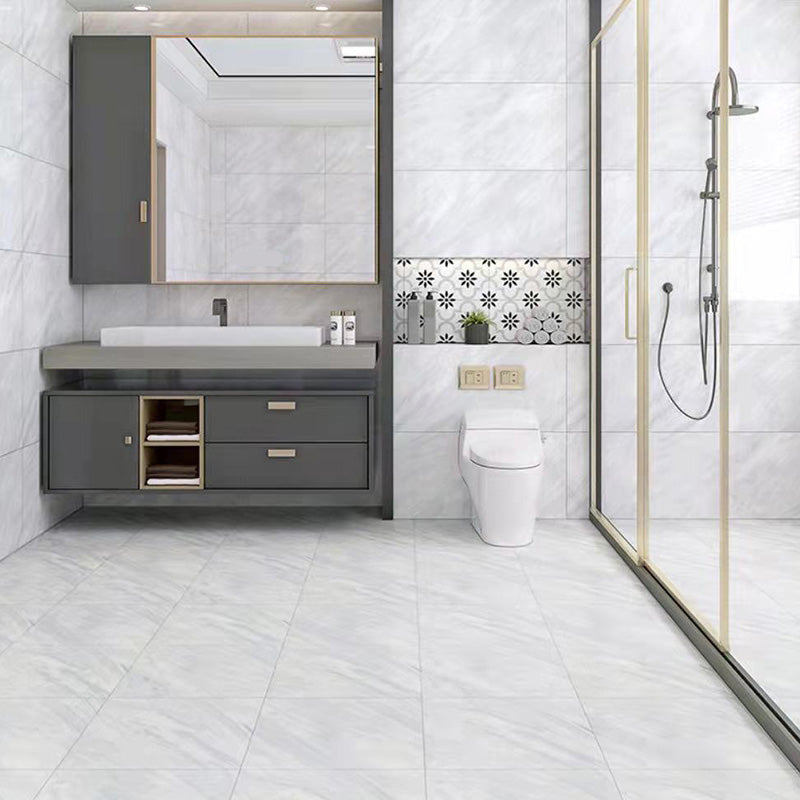 Bathroom Floor Wall Tile Marble Print Rectangle Indoor Wall Tile