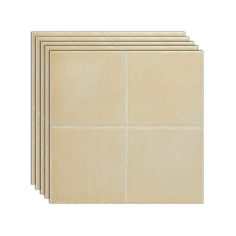 Square Ceramic Matte Straight Edge Singular Tile Vintage Bathroom Floor