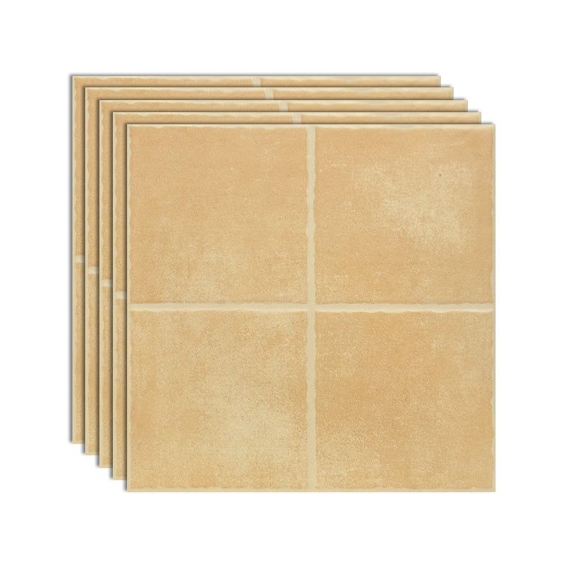 Square Ceramic Matte Straight Edge Singular Tile Vintage Bathroom Floor