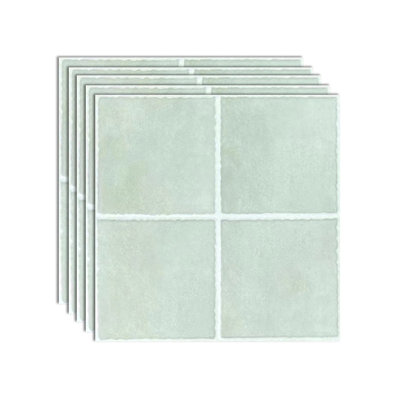 Square Ceramic Matte Straight Edge Singular Tile Vintage Bathroom Floor