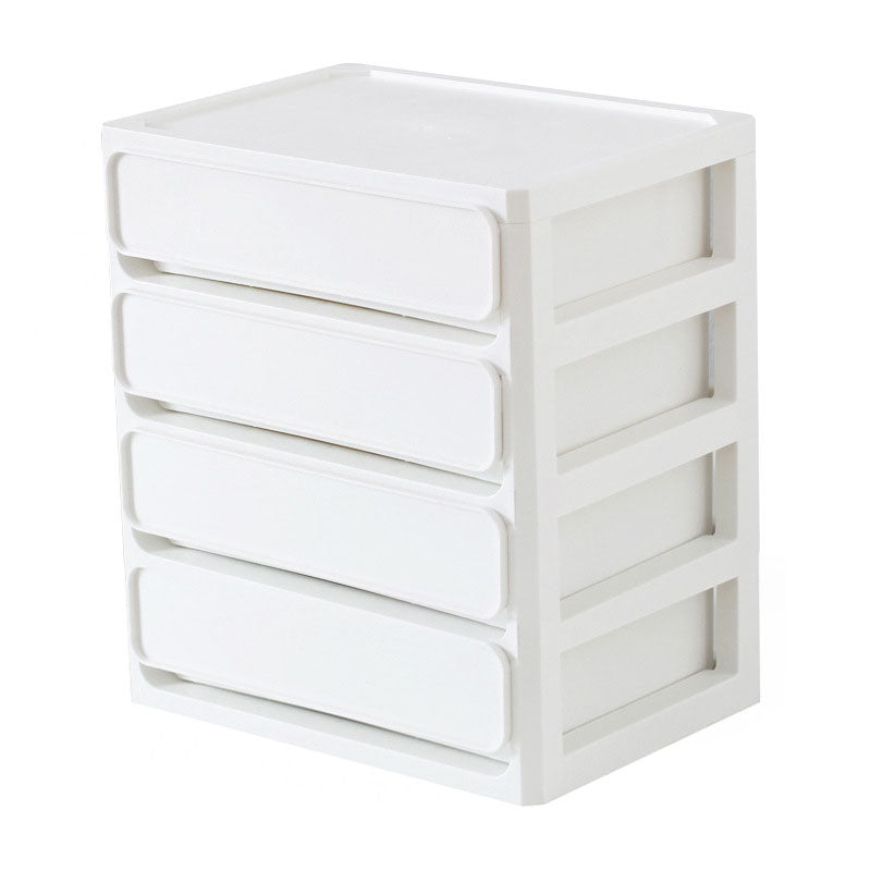 Modern Filing Cabinet Plastic Cabinet with Drawers for Home or Office