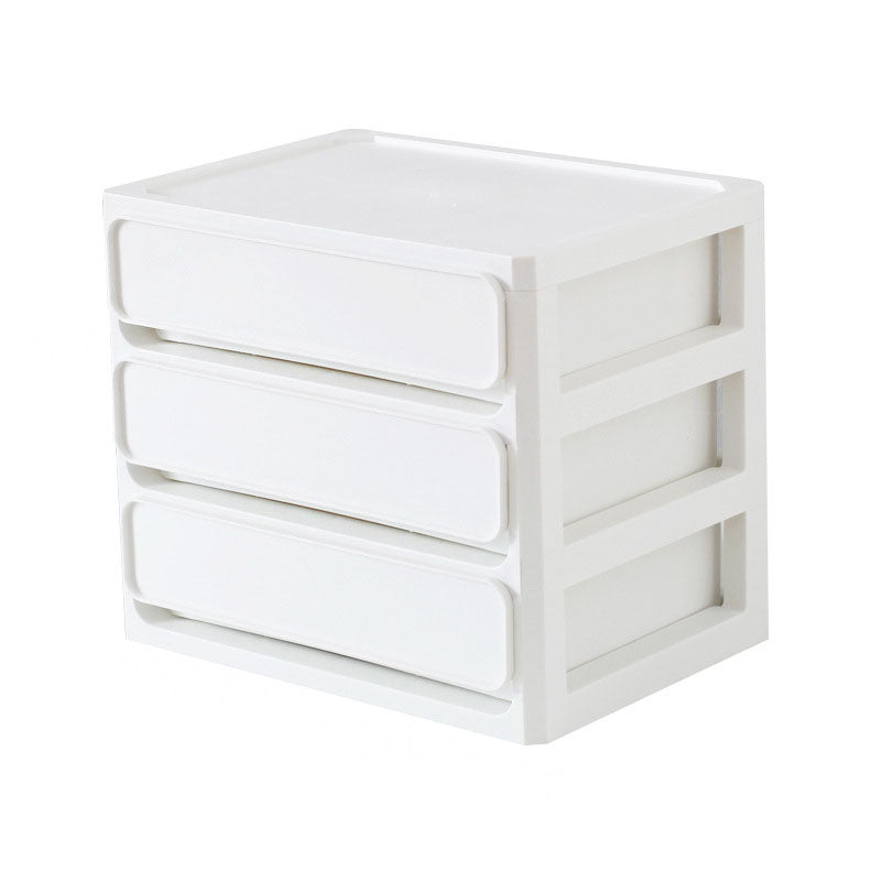 Modern Filing Cabinet Plastic Cabinet with Drawers for Home or Office