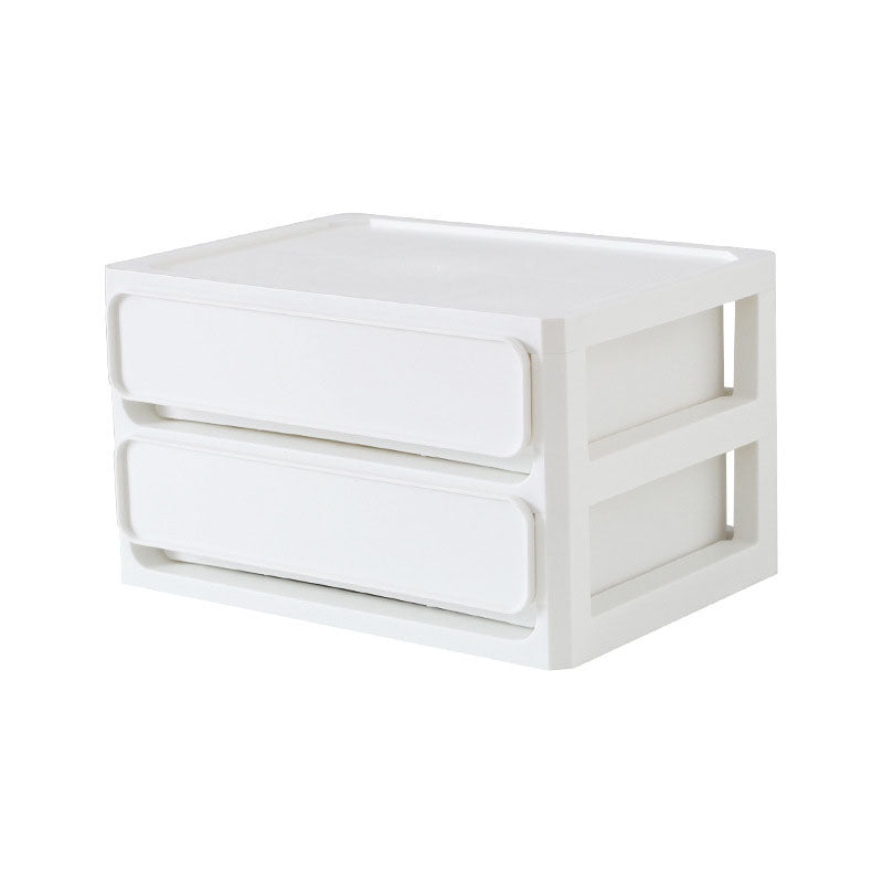 Modern Filing Cabinet Plastic Cabinet with Drawers for Home or Office