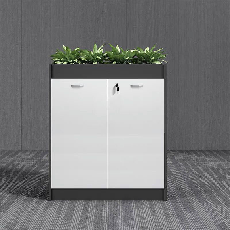 Modern File Cabinet Wood Filing Cabinet with Lock Storage for Office