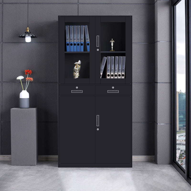 Modern File Cabinet Storage Shelves Locking Drawers Filing Cabinet for Home Office