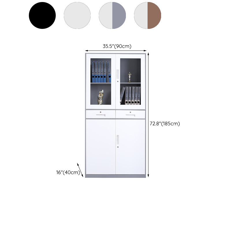 Modern File Cabinet Storage Shelves Locking Drawers Filing Cabinet for Home Office