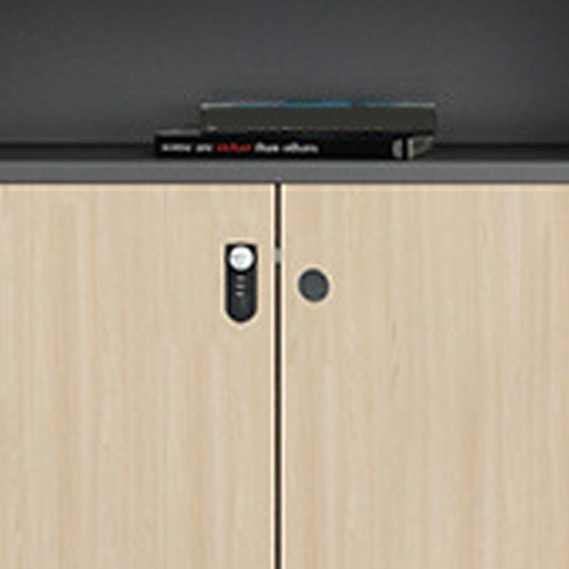 Modern File Cabinet Wooden Filing Cabinet with Lock Storage for Office