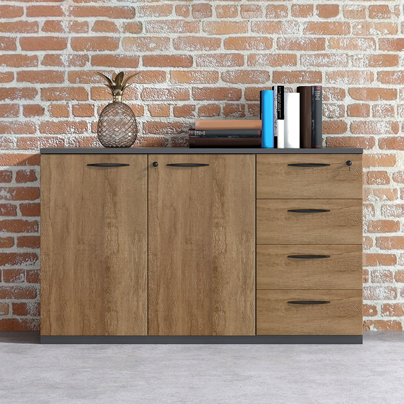 Modern Style Lateral Filing Cabinet Wood Filing Cabinet with Locking Storage