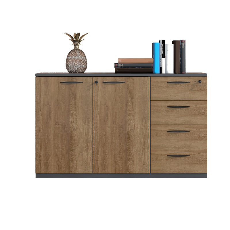 Modern Style Lateral Filing Cabinet Wood Filing Cabinet with Locking Storage