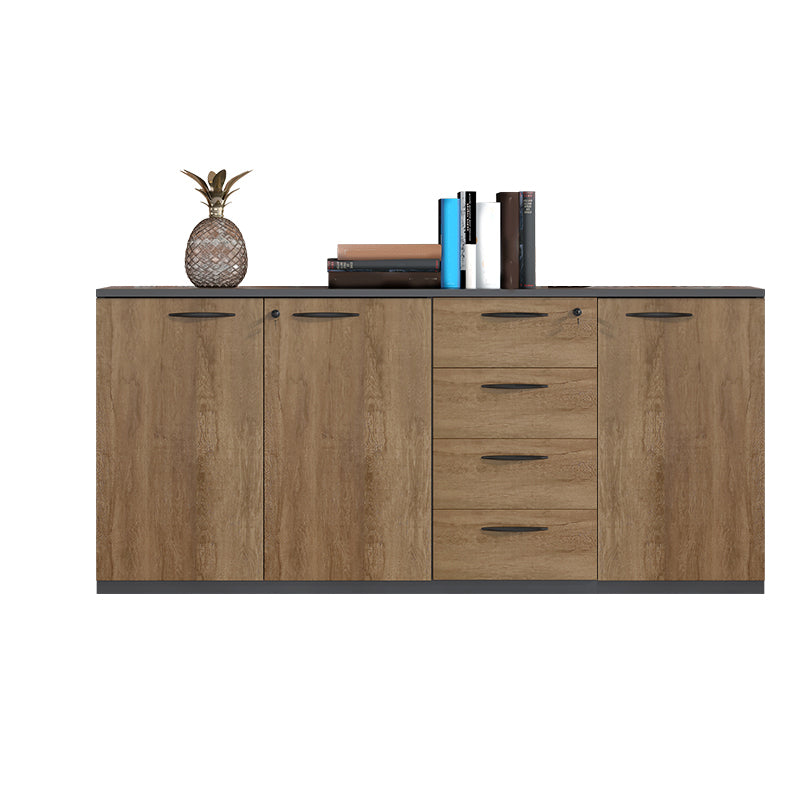 Modern Style Lateral Filing Cabinet Wood Filing Cabinet with Locking Storage