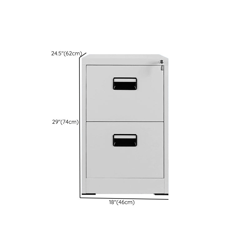 Contemporary Style File Cabinet Metal Filing Cabinet for Home Office