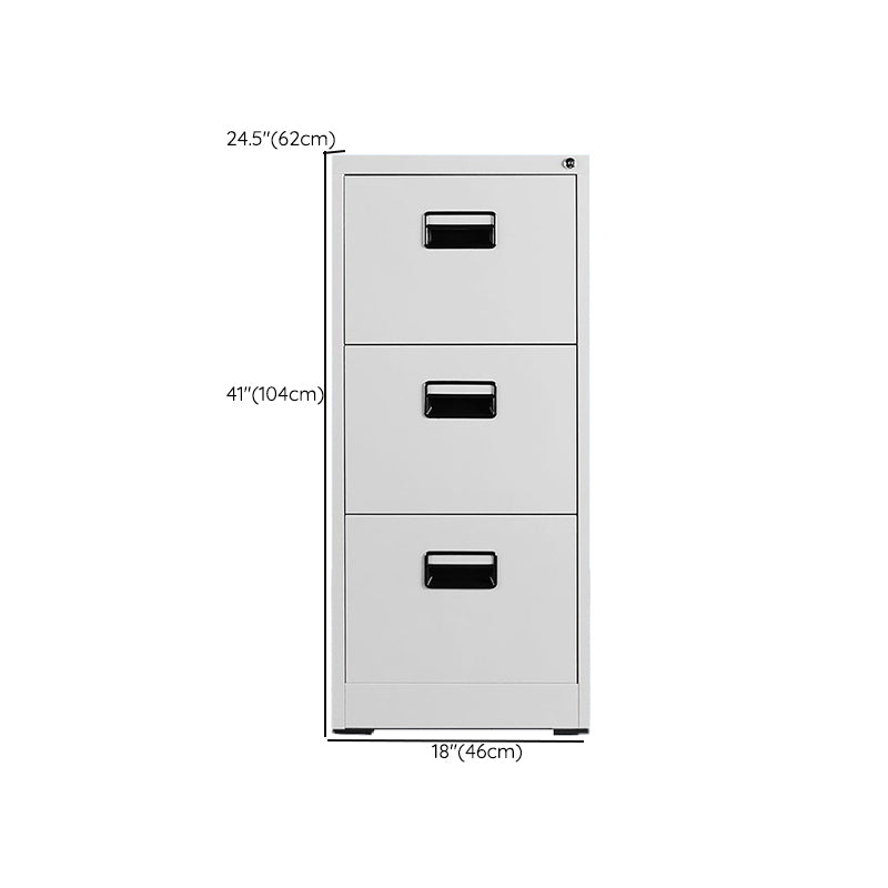 Contemporary Style File Cabinet Metal Filing Cabinet for Home Office