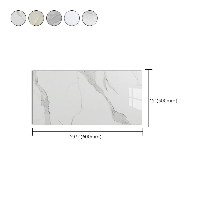 Modern Peel and Stick Backsplash Wall Tile Rectangular Peel and Stick Backsplash Tile