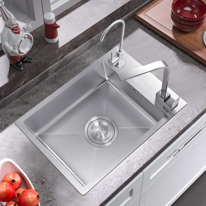 Modern Style Kitchen Sink Stainless Steel Drop-In Kitchen Sink