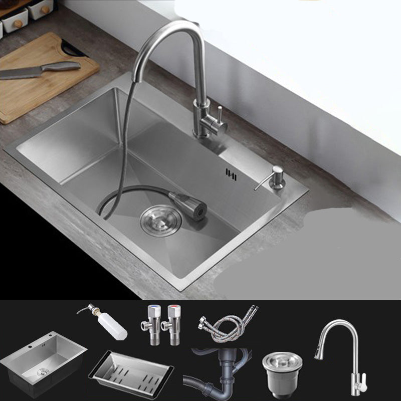 Modern Style Kitchen Sink Stainless Steel Drop-In Kitchen Sink