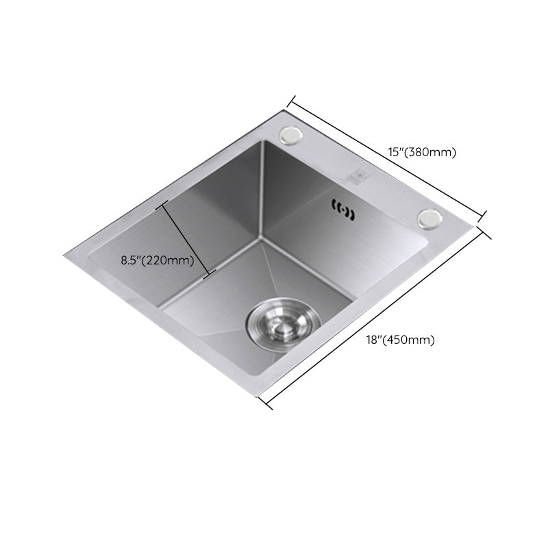 Modern Style Kitchen Sink Stainless Steel Drop-In Kitchen Sink