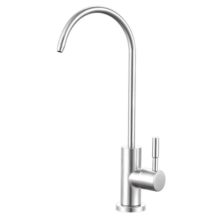 Contemporary Kitchen Faucet Stainless Steel Single Handle High Arc Kitchen Faucet