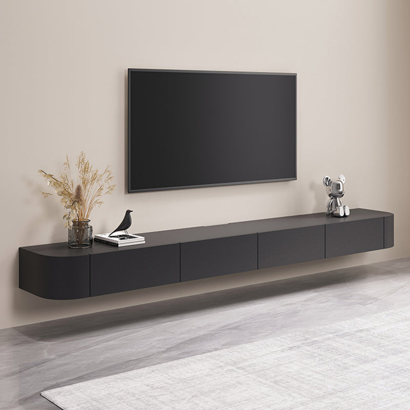 12" W Modern TV Media Stand Wall-mounted TV Stand Console with Drawers