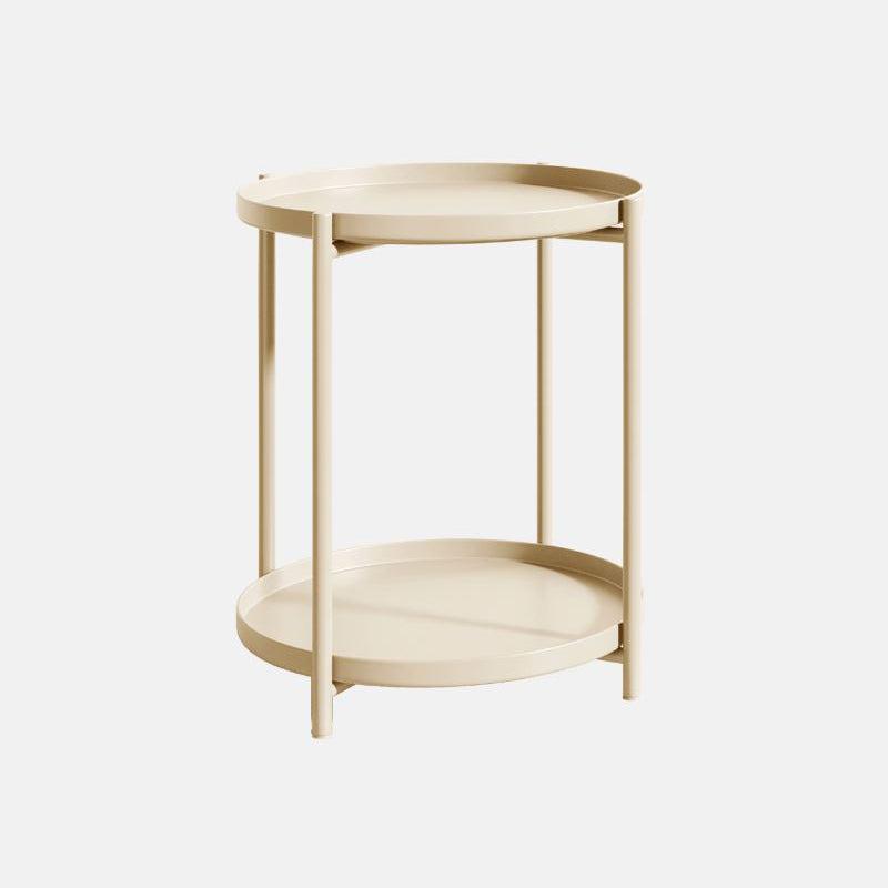 Modern Bed Nightstand Metal Accent Table Nightstand for Bedroom