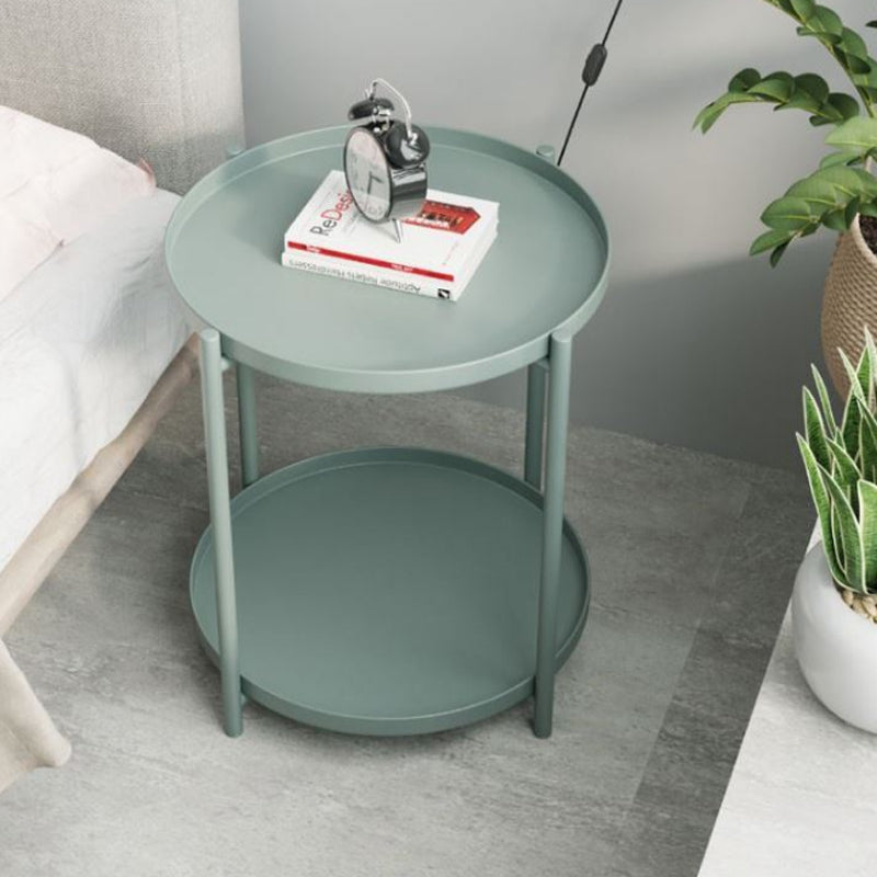 Modern Bed Nightstand Metal Accent Table Nightstand for Bedroom