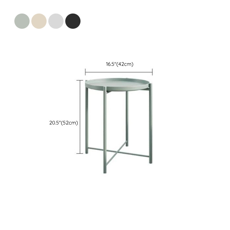 Modern Bed Nightstand Metal Accent Table Nightstand for Bedroom