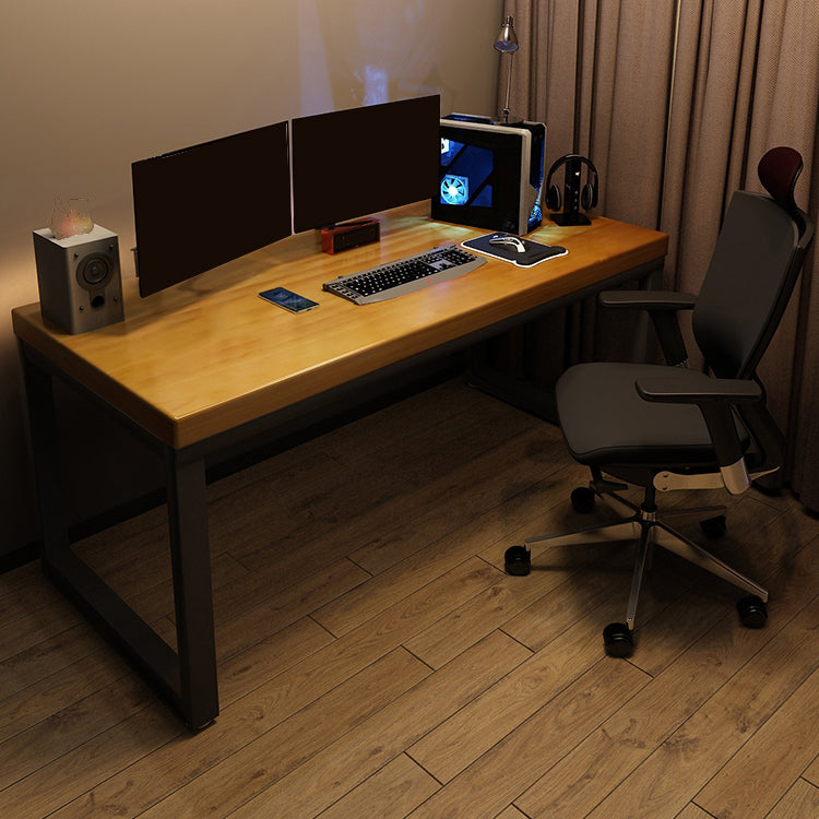 29.53" Tall Rectangular Gaming Desk Modern Solid Wood Computer Desk