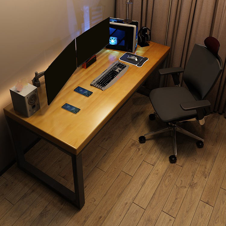 29.53" Tall Rectangular Gaming Desk Modern Solid Wood Computer Desk