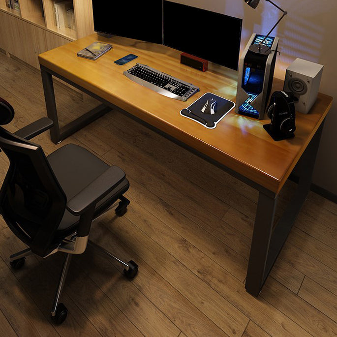 29.53" Tall Rectangular Gaming Desk Modern Solid Wood Computer Desk