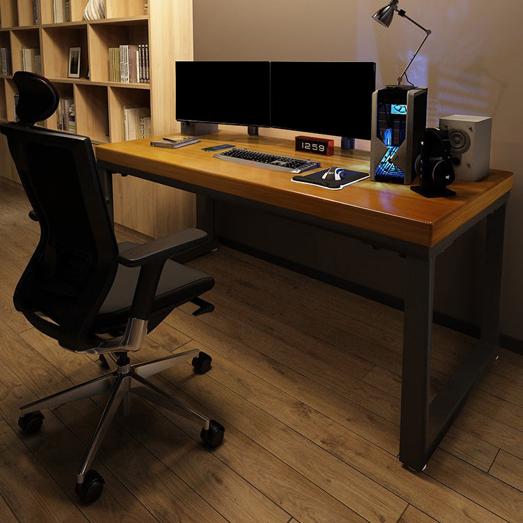 29.53" Tall Rectangular Gaming Desk Modern Solid Wood Computer Desk