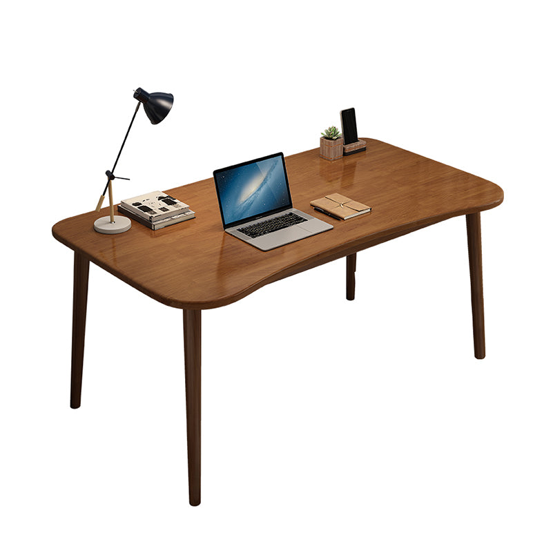 29.25 Inch Height Solid Wood Writing Desk Industrial Office Desk