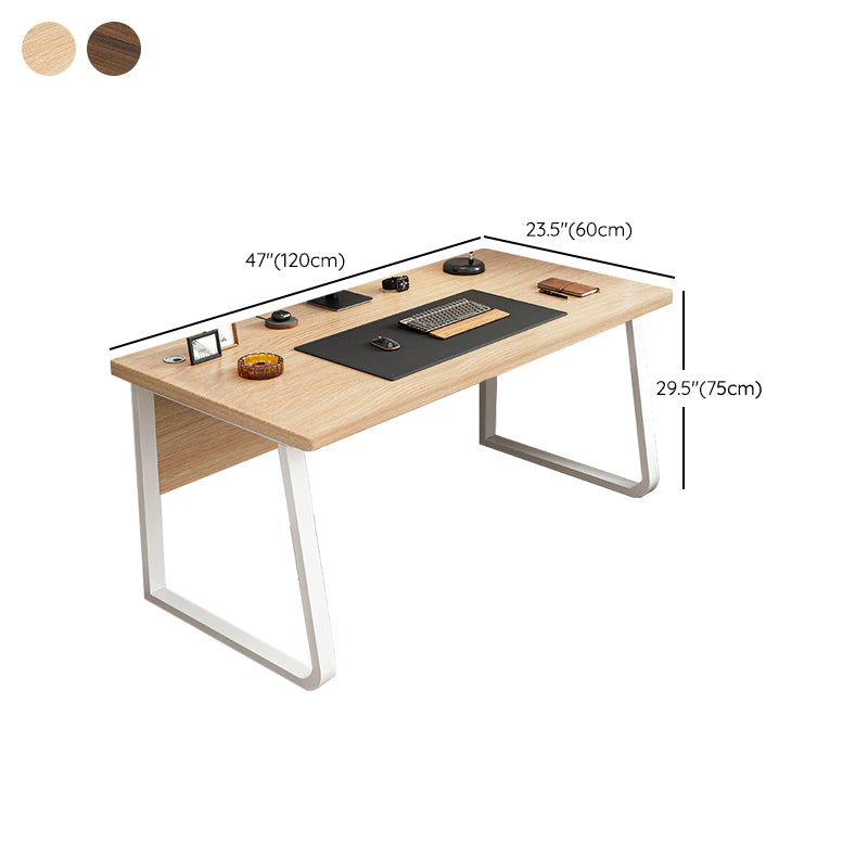 29.53" H Industrial Office Desk Antique Finish Computer Desk