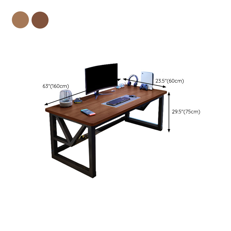 23.4 Inch W Modern Computer Desk Manufactured Wood Rectangle Office Desk