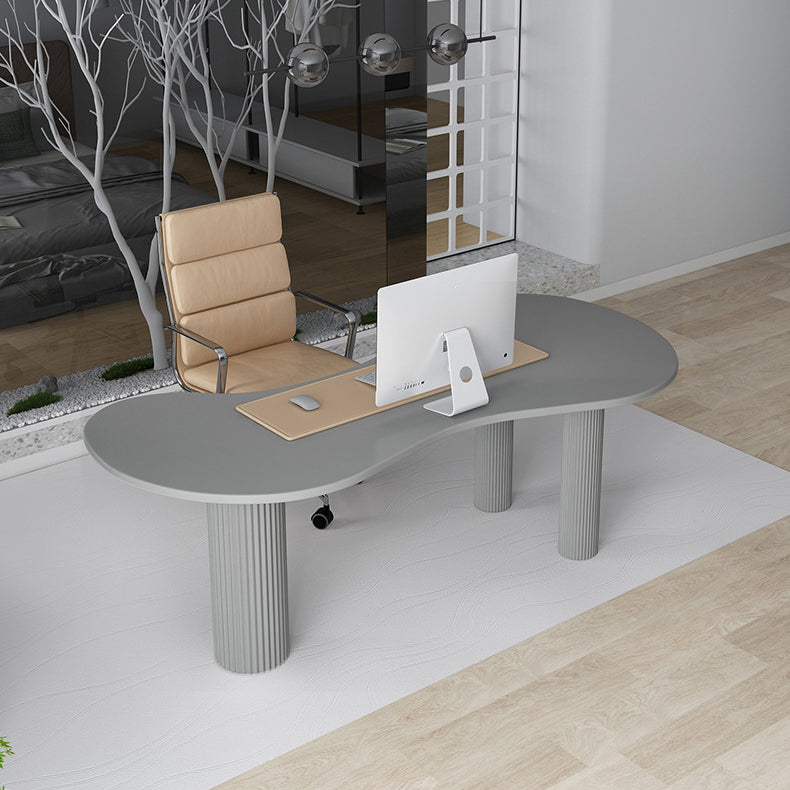 Wooden Writing Desk Contemporary Office Office Desk with Legs