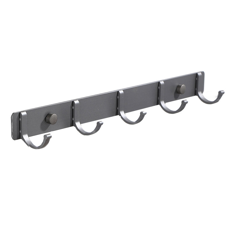 Modern Bathroom Hardware Set Towel Bar Grey Bath Shelf Bathroom Set