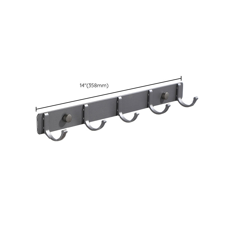 Modern Bathroom Hardware Set Towel Bar Grey Bath Shelf Bathroom Set