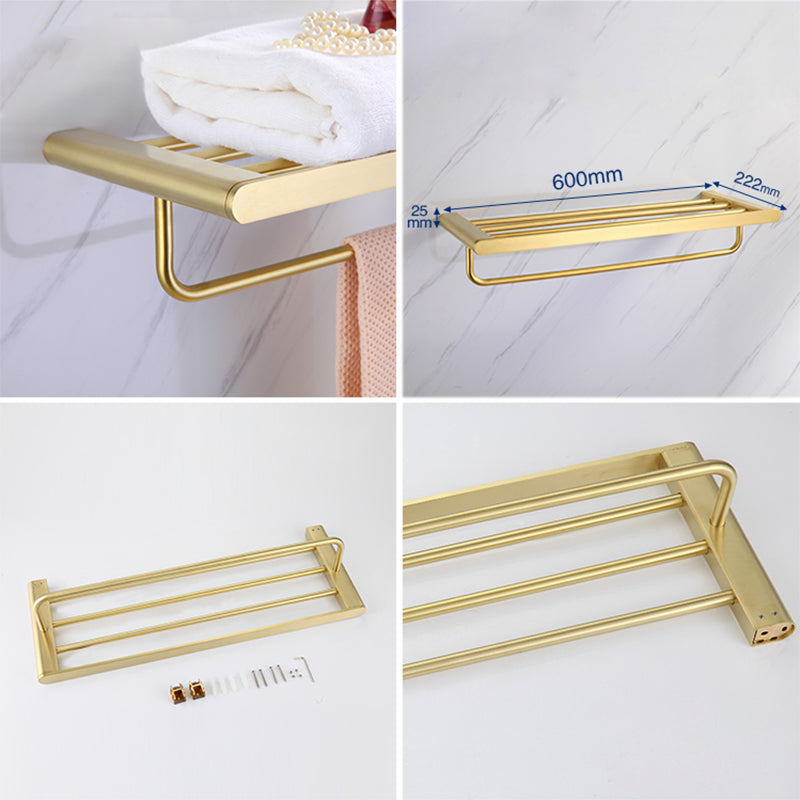 Modern Bathroom Hardware Set Gold Towel Bar Bath Hardware Set