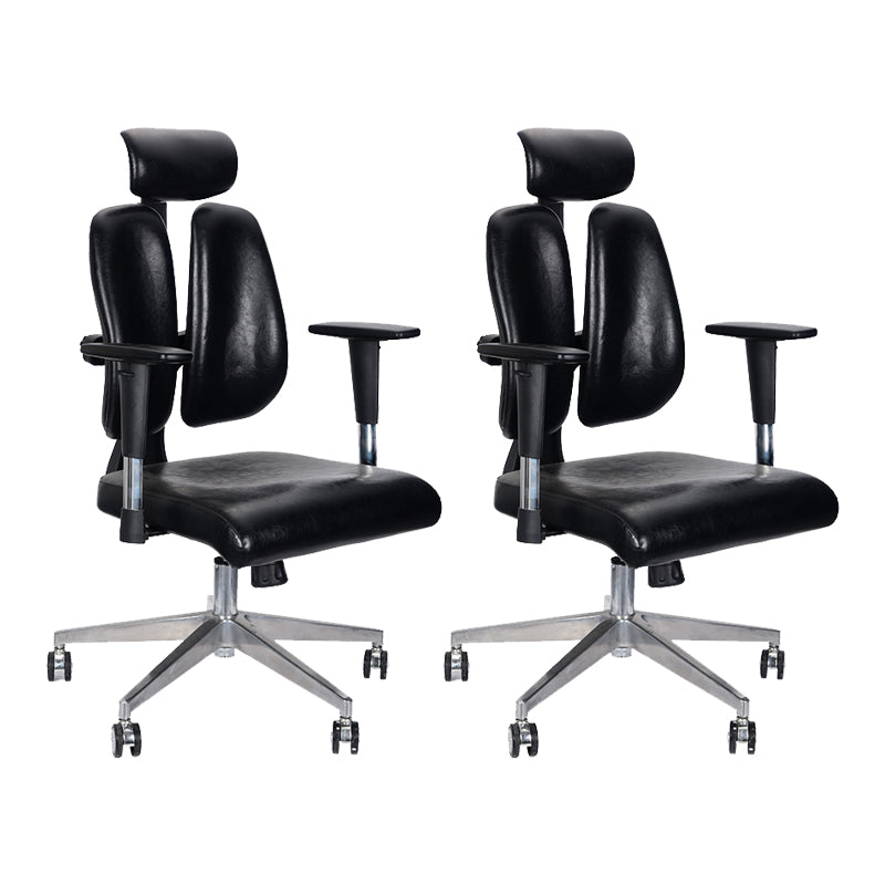 Modern Leather Chair Executive Chair High-Back Chair with Wheels