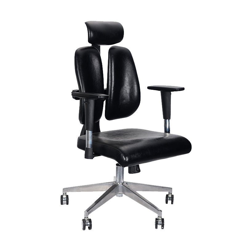 Modern Leather Chair Executive Chair High-Back Chair with Wheels