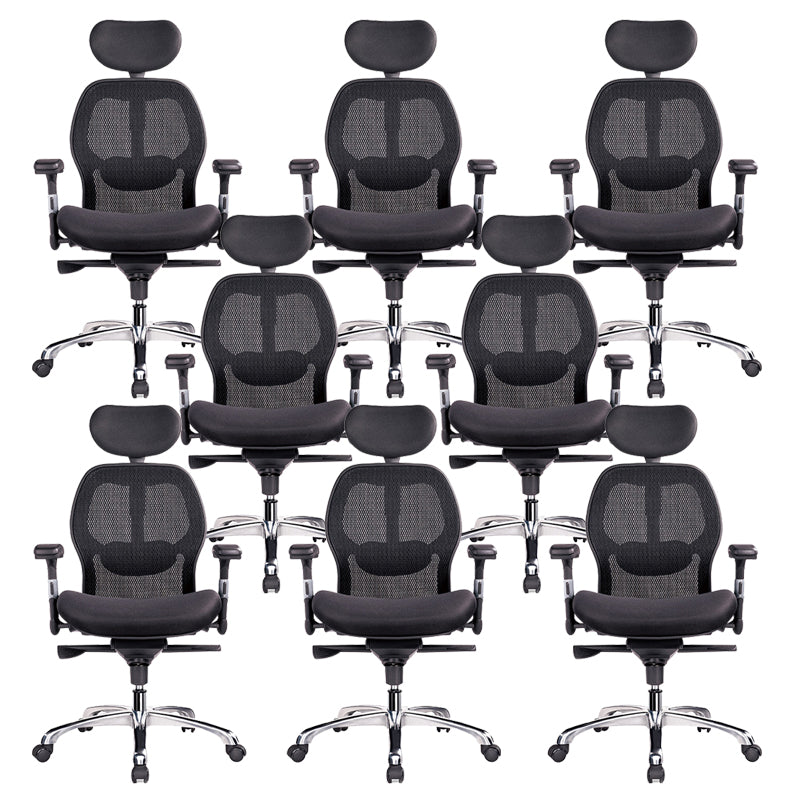 Contemporary Black Desk Chair Breathable AirGrid Office Chair