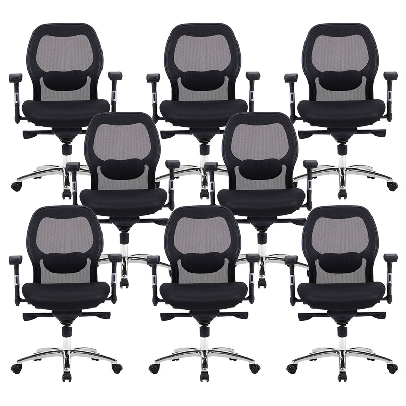 Contemporary Black Desk Chair Breathable AirGrid Office Chair