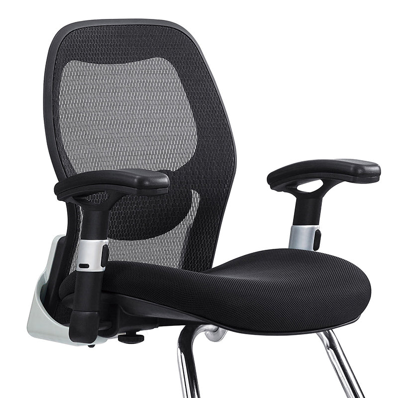 Contemporary Black Desk Chair Breathable AirGrid Office Chair