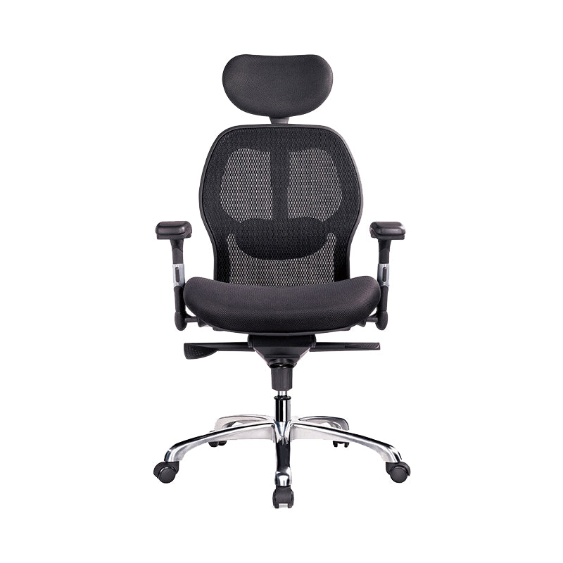 Contemporary Black Desk Chair Breathable AirGrid Office Chair