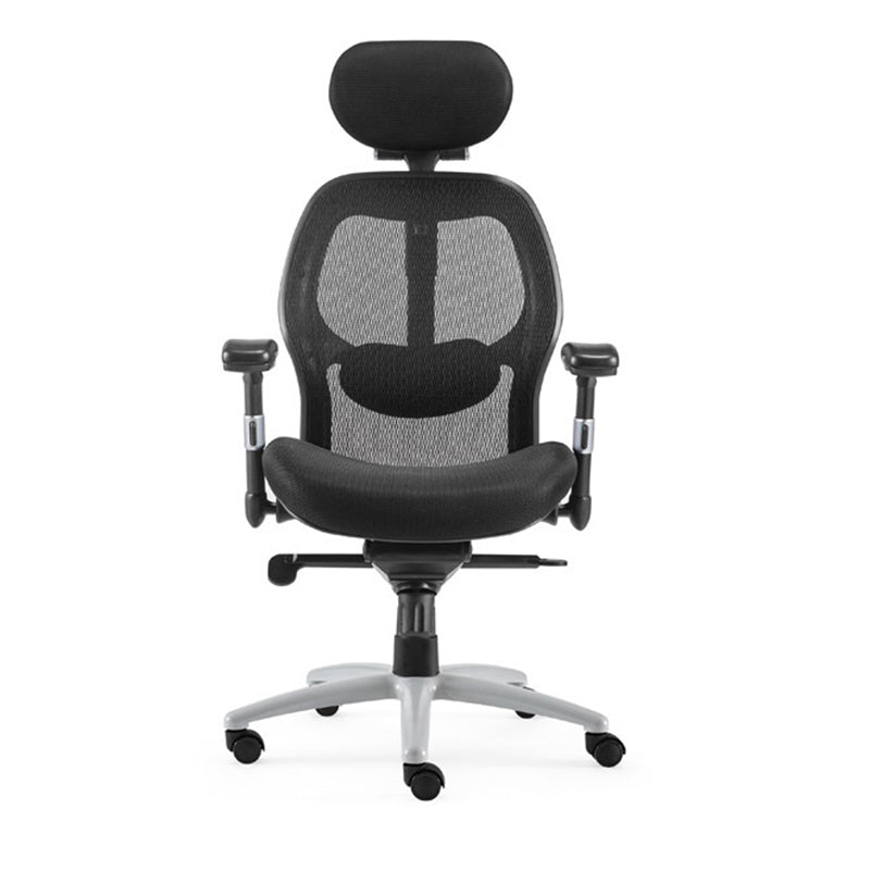 Contemporary Black Desk Chair Breathable AirGrid Office Chair