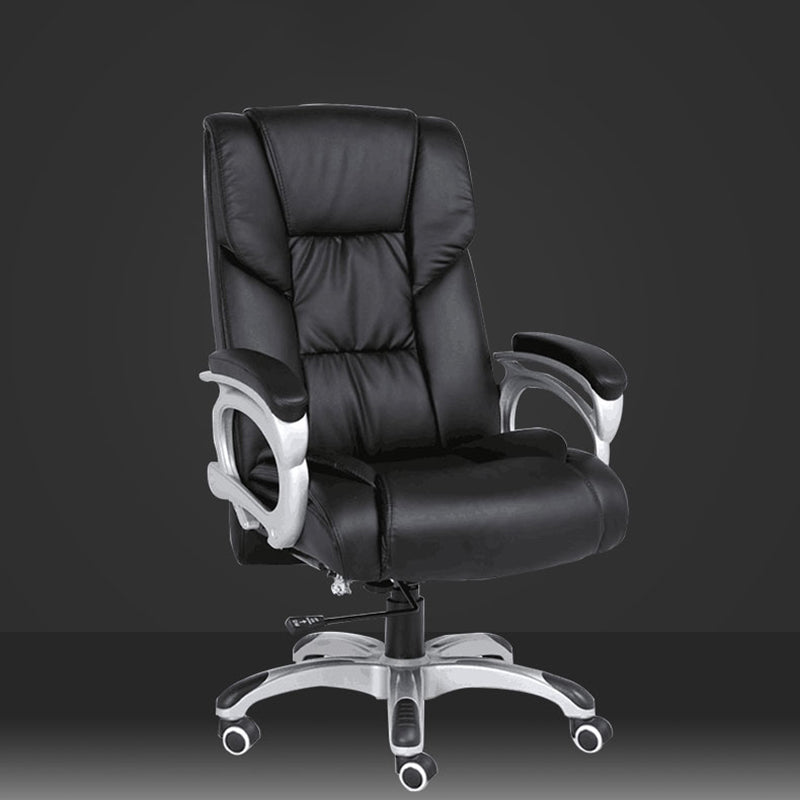 Modern Padded Arms Managers Chair Black Executive Chair for Office