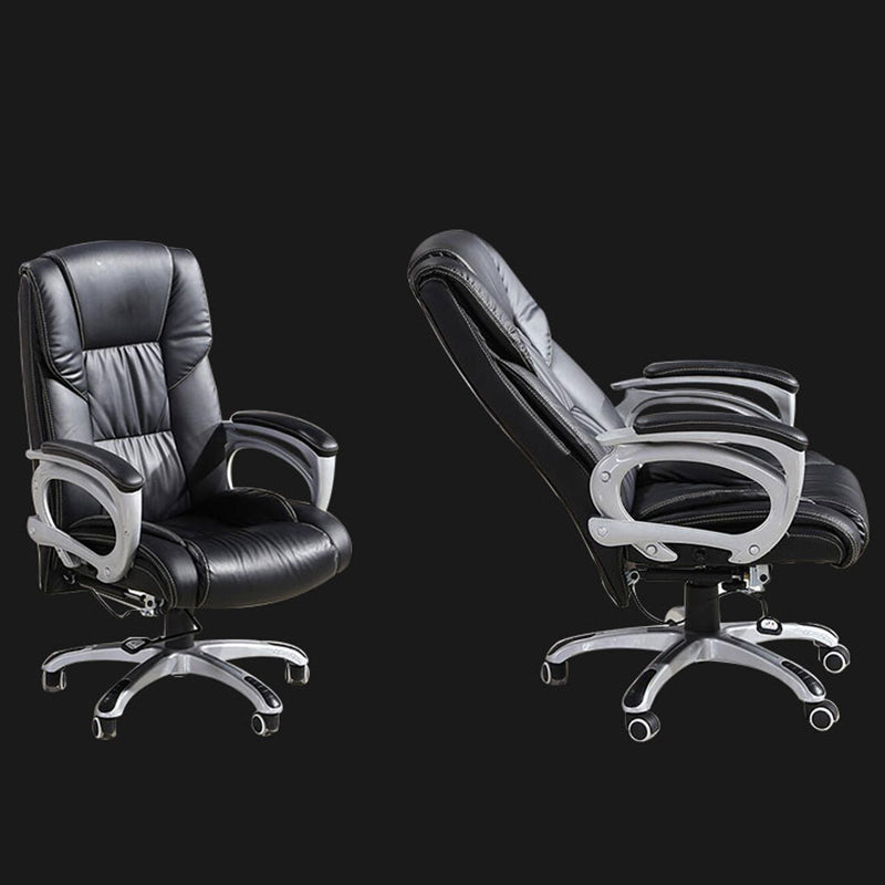 Modern Padded Arms Managers Chair Black Executive Chair for Office