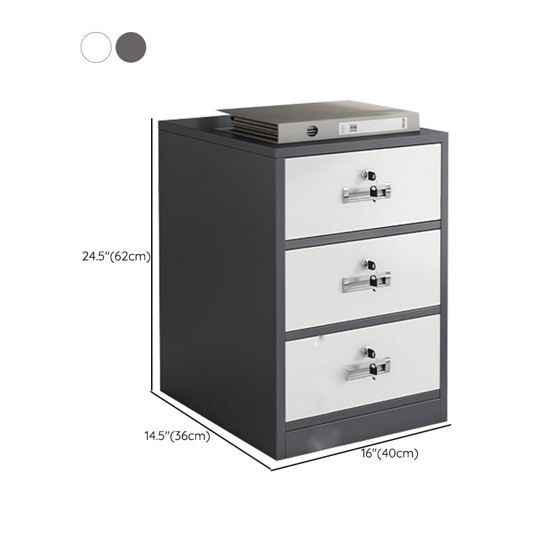 Modern Cabinet Steel Locking Drawers Storage Filing Cabinet for Office