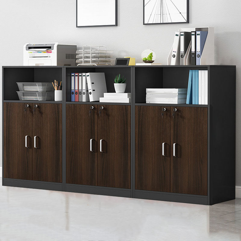 Modern Vertical File Cabinet Wood Filing Cabinet with Locking Storage