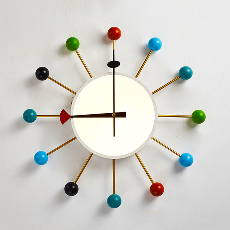 Modern Flush Light Sputnik Ceiling Lighting in Multi-Color for Children's Room